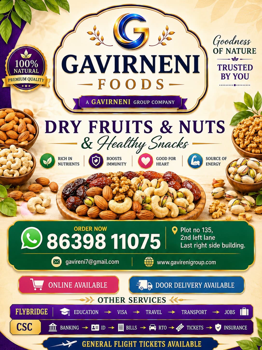 Gavirneni Foods — Order Now