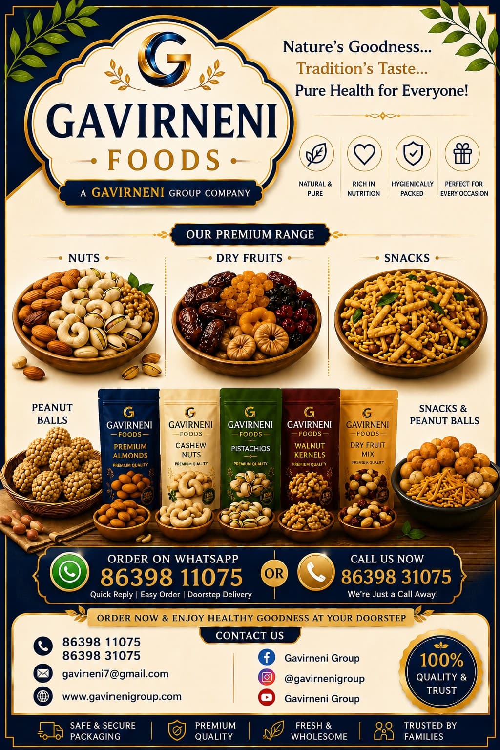 Gavirneni Foods — Our Premium Range